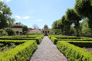 A portion of the grounds of Skansen Museum, the world's oldest open air exhibition in Sweden.