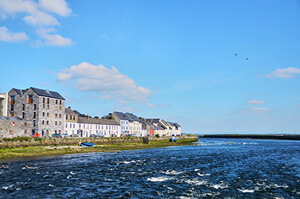 A view of the coast of Galway.