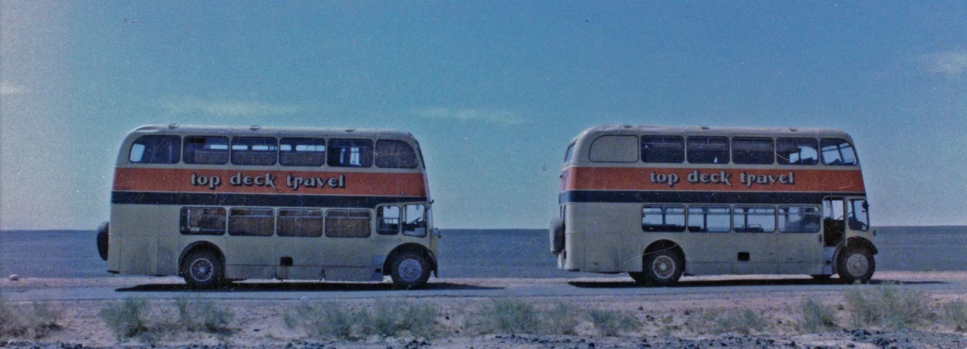 Two Topdeck buses from 1983