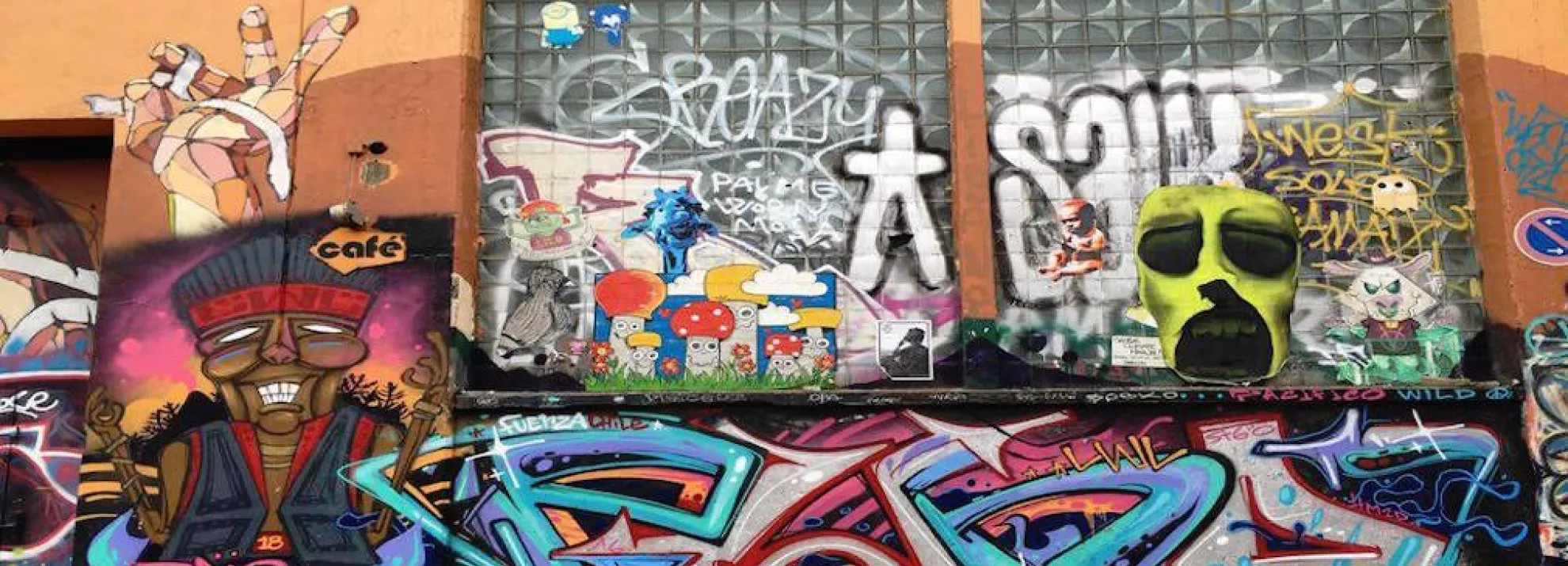 Street, graffiti art