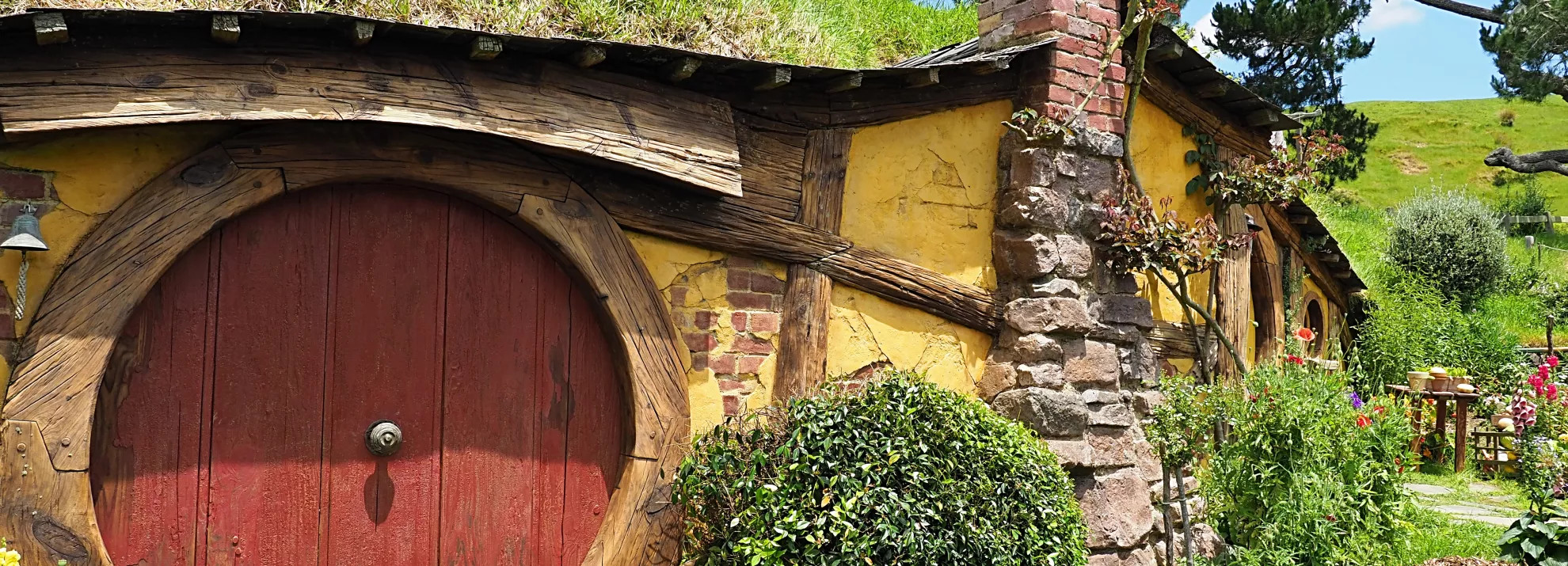 A house that features in The Hobbit, in New Zealand