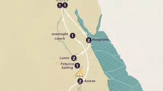 Delve Deep: Egypt 2025-26 map.