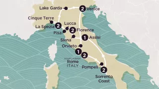 Delve Deep: Italy 2025 map