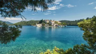 Benedictine Monastery on St. Mary's Islet within the Veliko Jezero.