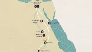 Delve Deep: Egypt 2025-26 map.
