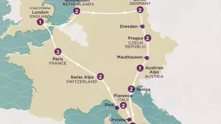 Edit Play & Pause: Central Europe Highlights (Winter) 2025-26 map