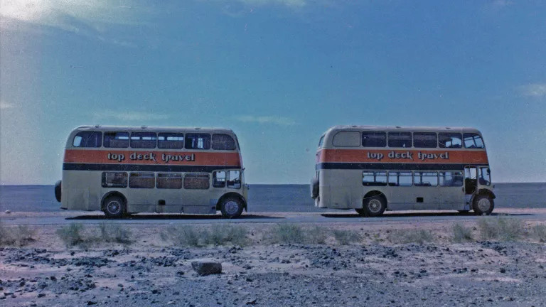 Two Topdeck buses from 1983