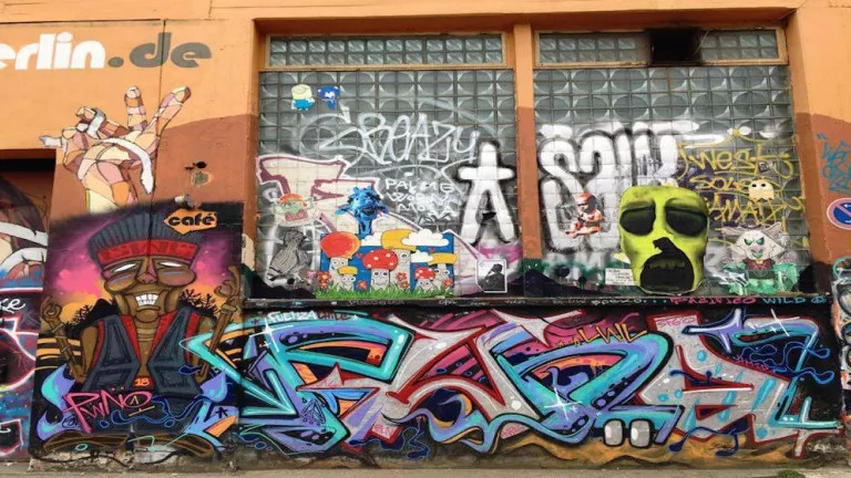 Street, graffiti art