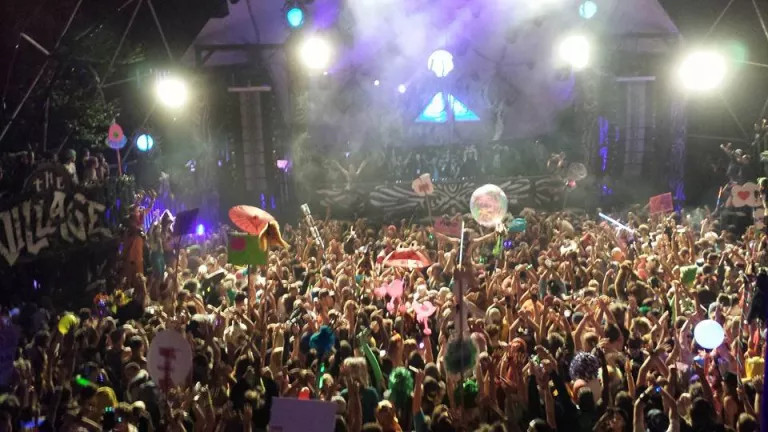 crowd of people at a concert