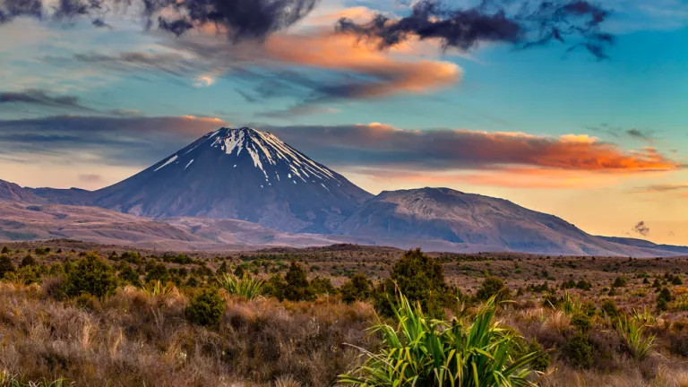 A Volcano in New Zealand