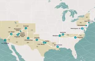 Best USA Tours Trips 2024 2025 Trtln5 Get Social Usa West To East Map