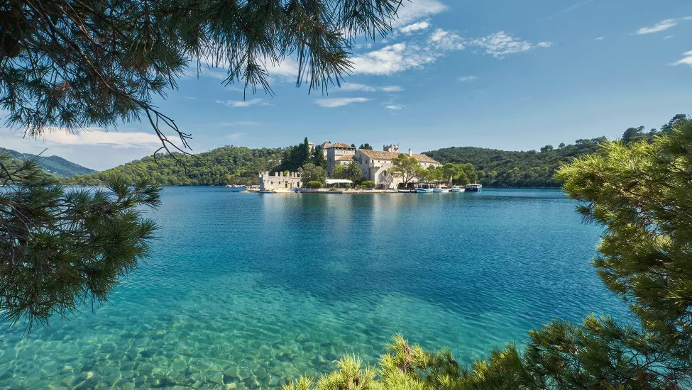 Benedictine Monastery on St. Mary's Islet within the Veliko Jezero.
