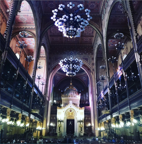 A synagogue in Budapest
