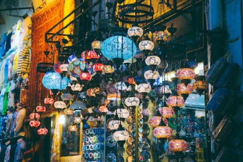 Lanterns in Istanbul, Turkey