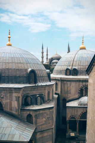 Two beautiful buildings in Istanbul