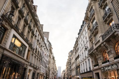 The Champs-Élysées in Paris