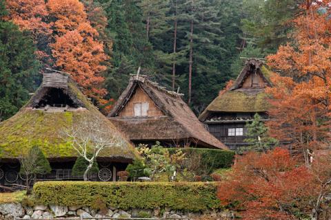 Houses in Hida village
