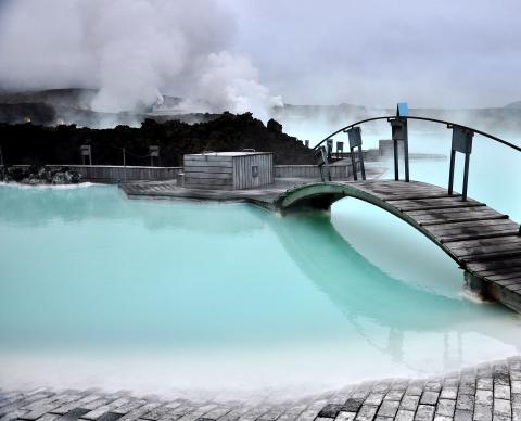 The blue lagoon in Iceland