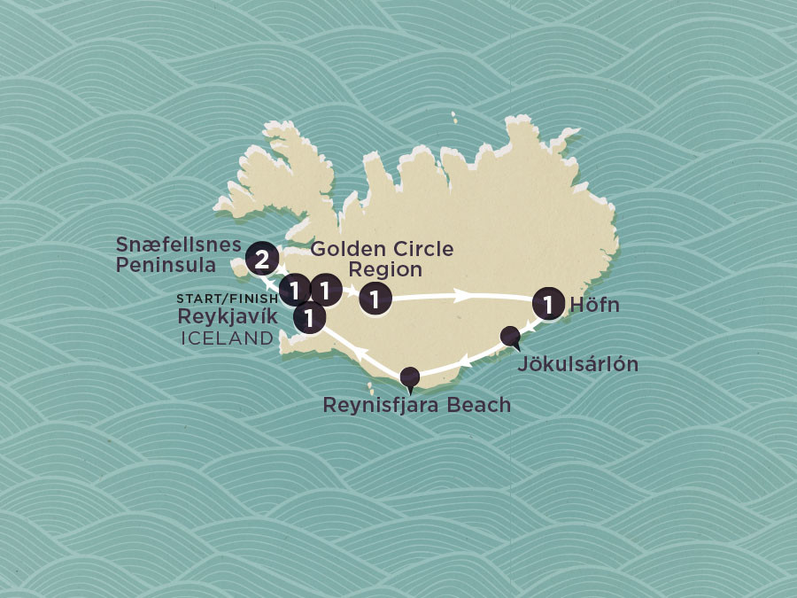 Delve Deep: Iceland (Winter) map.