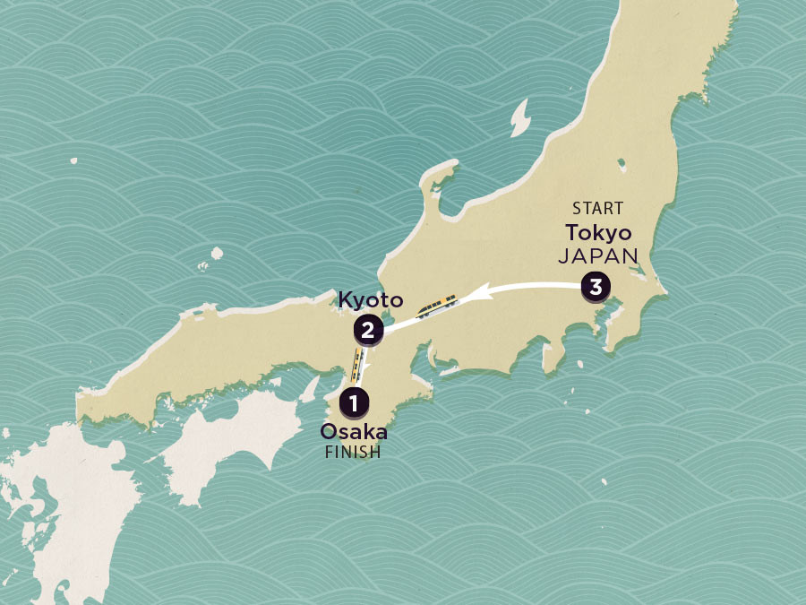 Delve Deep: Intro to Japan map