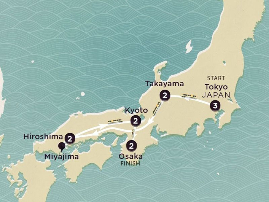 Delve Deep: Japan 2024 map