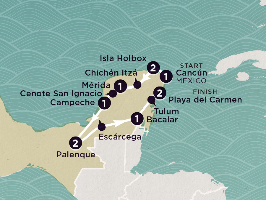 Delve Deep: Mexico map