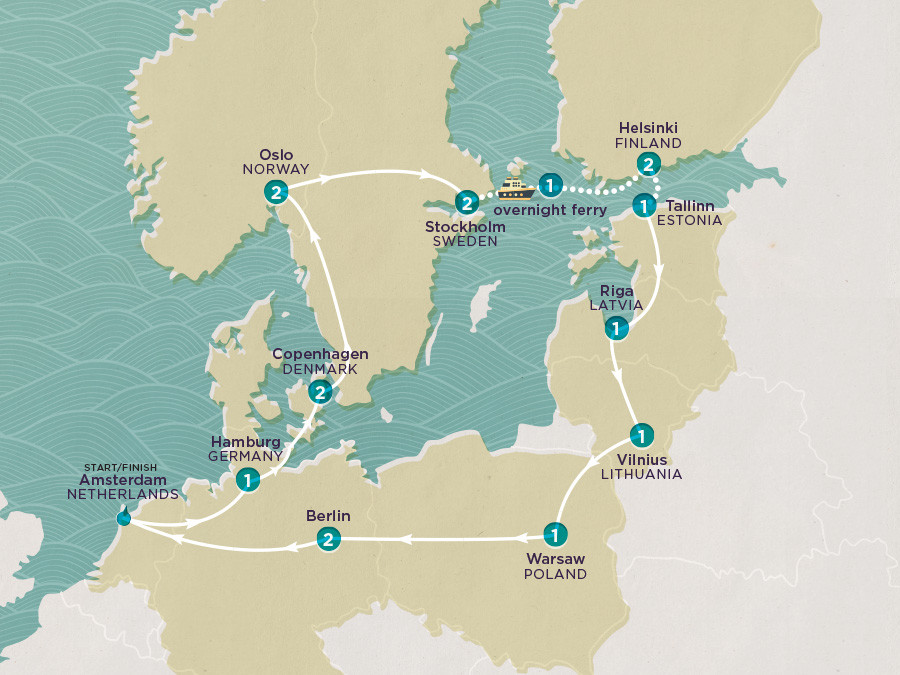 Get Social: Northern & Eastern Europe Highlights 2024 map