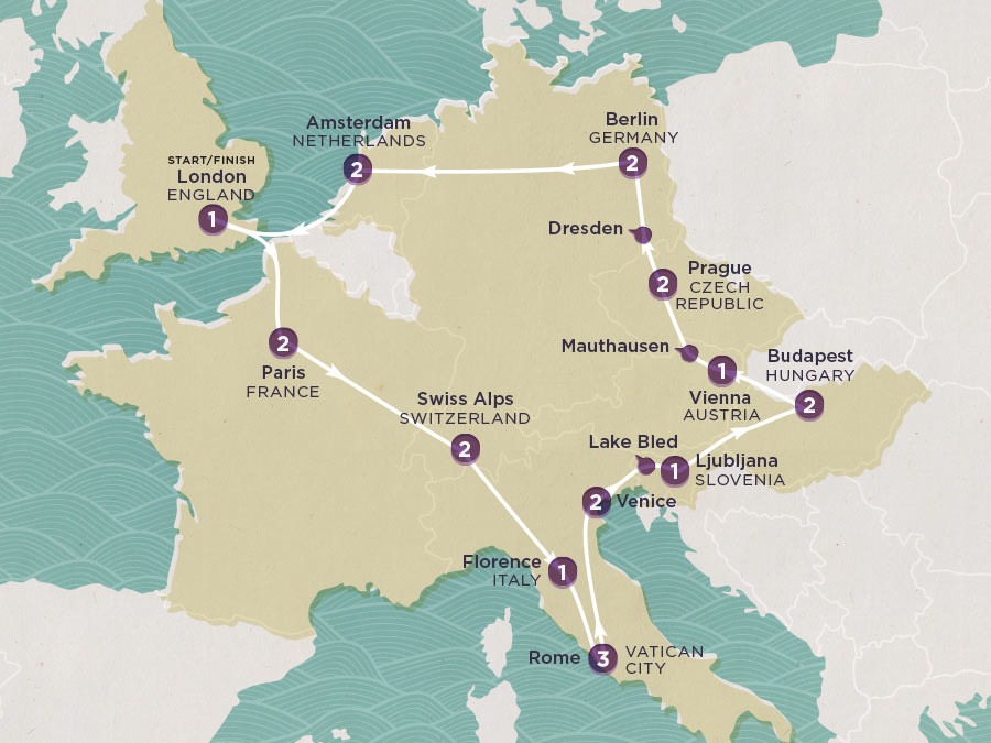 Play & Pause: Central & Eastern Europe (Winter) 2023-24 map.