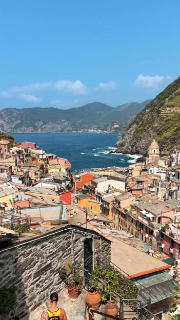 Vernazza, one of the five colorful villages that make up the Cinque Terre in Italy